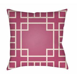 Kuzeytepe 26" Square Modern Pillow Moroccan Plush Pale Pink/Natural/Rose Gold/Blush/Nickel/Pearl/Brick Red/Dark Pink Outdoor Throw Pillow - Boutique Rugs