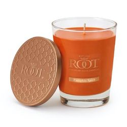 Large Veriglass Pumpkin Spice Jar Candle by Root in Pumpkin