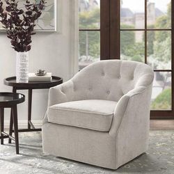 Madison Park Calvin Swivel in Natural - Olliix MP103-1072