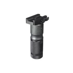 Leapers UTG 4.7in Low Profile Combat Foldable Metal Foregrip QD Lock Black MNT-GRP002SQ