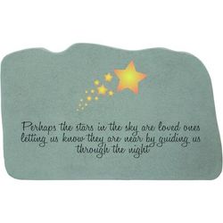 Perhaps The Stars Garden Memorial Accent Stone by Kay Berry in Grey