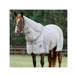 SmartPak Deluxe Fly Sheet w/ Earth Friendly Fabric - 87 - Silver w/ Silver & Magnet Trim - Smartpak