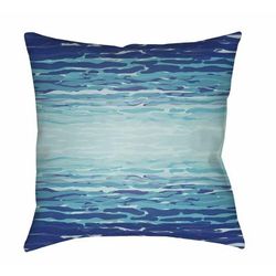 Reia 20" Square Modern Pillow plush Aqua/Blue/Ice Blue/Light Blue Outdoor Throw Pillow - Boutique Rugs