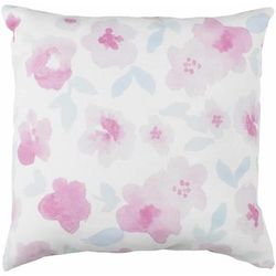 Uzma 18" Square Traditional Pillow plush Silverton/Dusty Pink/Lilac/Metallic/Dark Gray/Light Silver/Off White/Ivory/Mauve Outdoor Throw Pillow - Boutique Rugs