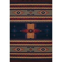 Manhattan Phoenix Area Rug by United Weavers of America in Navy (Size 5'3" X 7'6")