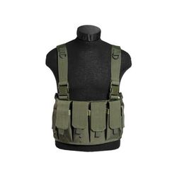 MIL-TEC Mag Carrier Chest Rig Olive Drab Adjustable 13532001