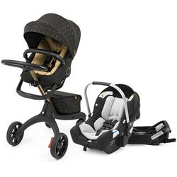 Stokke Xplory X Signature Stroller + Stokke Pipa Travel System Bundle - Signature Black / Black
