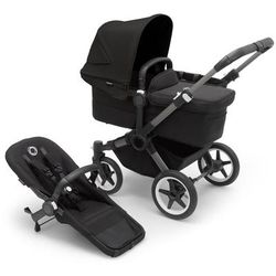 Bugaboo Donkey 5 Mono Complete Single-to-Double Stroller Bundle - Graphite / Midnight Black / Midnig