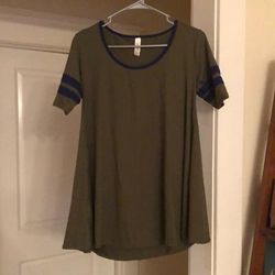 Lularoe Tops | Lularoe Perfect Tee Xxsmall New! | Color: Blue/Green | Size: Xxs