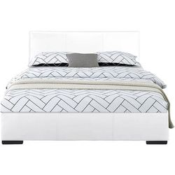Abbey Platform Bed, Beige, Queen by Camden Isle in White (Size KING)