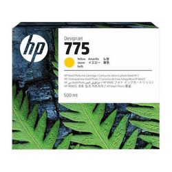 HP 775 Yellow 500mL Original Ink Cartridge for DesignJet Z6 Pro 64" Printer 1XB19A