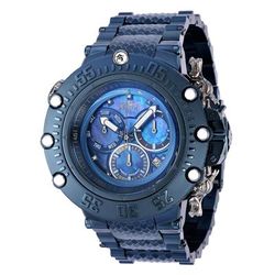 Open Box Invicta Subaqua 0.08 Carat Diamond Swiss Ronda Z60 Caliber Men's Watch w/ Mother of Pearl Dial - 52mm Dark Blue (AIC-36315)