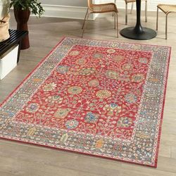 JONATHAN Y Alba Flower and Vine Area Rug