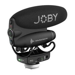 JOBY Wavo PRO Hybrid Analog/USB Camera-Mount Shotgun Microphone JB01715