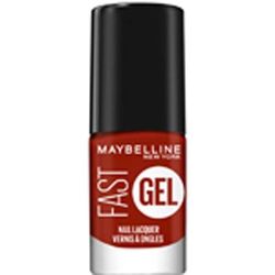 Maybelline - Fast Gel Smalto Effetto Gel Asciugatura Veloce Smalti 6.7 ml Rosso scuro unisex