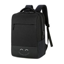 TechProtectus 15.6" Laptop Backpack with USB Charging Port (Black) TP-BK-BP15