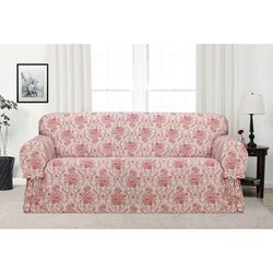 Kathy Ireland Chateau Sofa Cover by Kathy Ireland in Red (Size SOFA)