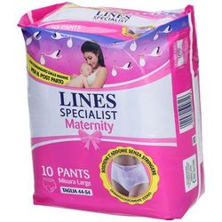 Lines Specialist Pants Maternity Post Parto Large 1 pz Pannolini