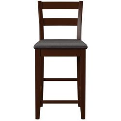 Wesmere 24 in Soho Counter Stool by Linon Home Décor in Espresso