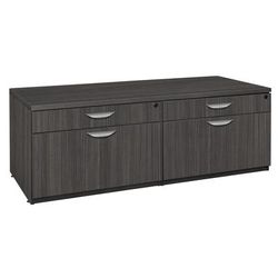 Legacy Double Lateral Low Credenza- Ash Grey - Regency LCSLFLF6020AG