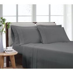 Heritage Solid Sheet Set by Cannon in Grey (Size KING)