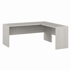 Office by kathy ireland Echo 72W L Shaped Computer Desk in Gray Sand - Bush Furniture ECH054GS