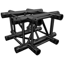 Global Truss F34C41-B Black 4-Way Cross