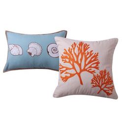 Maui Decorative Pillow Set by Barefoot Bungalow in Multi