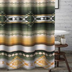 Zuma Shower Curtain by Barefoot Bungalow in Cactus