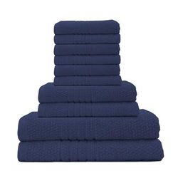 Softee 10-Pc. Towel Set by ESPALMA in Navy