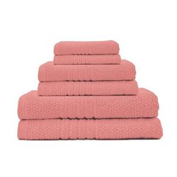 Softee 6-Pc. Towel Set by ESPALMA in Coral