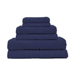 Softee 6-Pc. Towel Set by ESPALMA in Navy