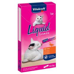 24x15g Duck & ß-Glucans Vitakraft Cat Liquid Snack