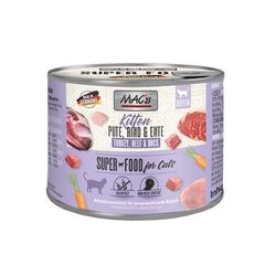 6x200g Turkey, Beef & Duck MAC's Kitten Wet Cat Food
