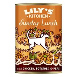 6x400g Sunday Lunch Lily's Kitchen Wet Dog Food