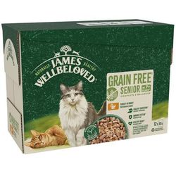 12x85g Senior Turkey James Wellbeloved Wet Cat Food