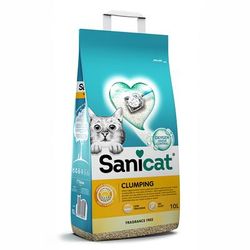 2x10l Fragrance Free Clumping Sanicat Cat Litter