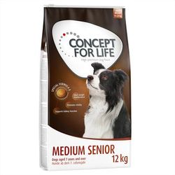 2x12kg Medium Senior Concept for Life Dry Dog Food