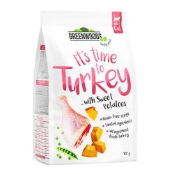 400g Turkey, Sweet Potatoes, Pumpkin Greenwoods Dry Cat Food