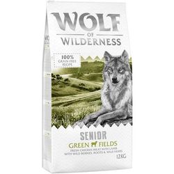 12kg Senior Lamb Green Fields Wolf of Wilderness Dry Dog Food