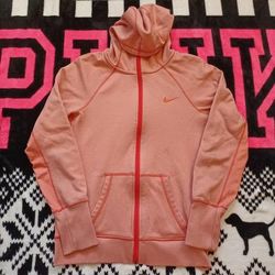 Nike Tops | Bright Orange Nike Zip Up | Color: Orange | Size: M