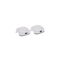 Little Fish Plastic Cat Bowls - 2-Bowls