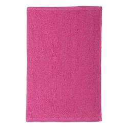 Q-Tees Q00T18 Budget Rally Towel in Hot Pink | Cotton Terry Velour T18