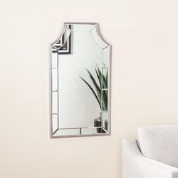 Leaston Decorative Wall Mirror by SEI Furniture in Silver