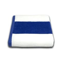 Tropical Cabana Bathsheet Bath Sheet by ESPALMA in Royal Blue