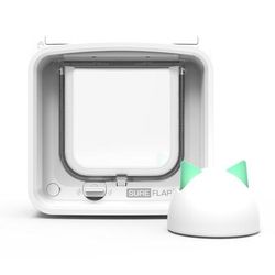 SureFlap Microchip Cat Flap Connect - Set: Microchip Cat Flap + Hub