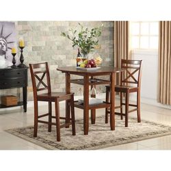 Counter Height Chair (Set-2) Dining by Acme in Cherry