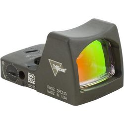 Trijicon RM01 RMR Type 2 LED Red Dot Sight 1x16mm 3.25 MOA Red Dot No Mount Hard Anodized ODG 700623