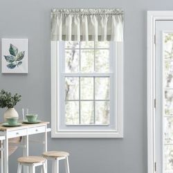 Plaza Stripe Tailored Valance by Plaza Stripe in Sage