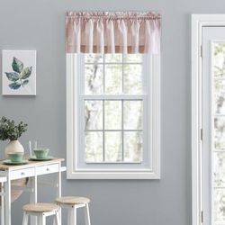Plaza Stripe Tailored Valance by Plaza Stripe in Brick